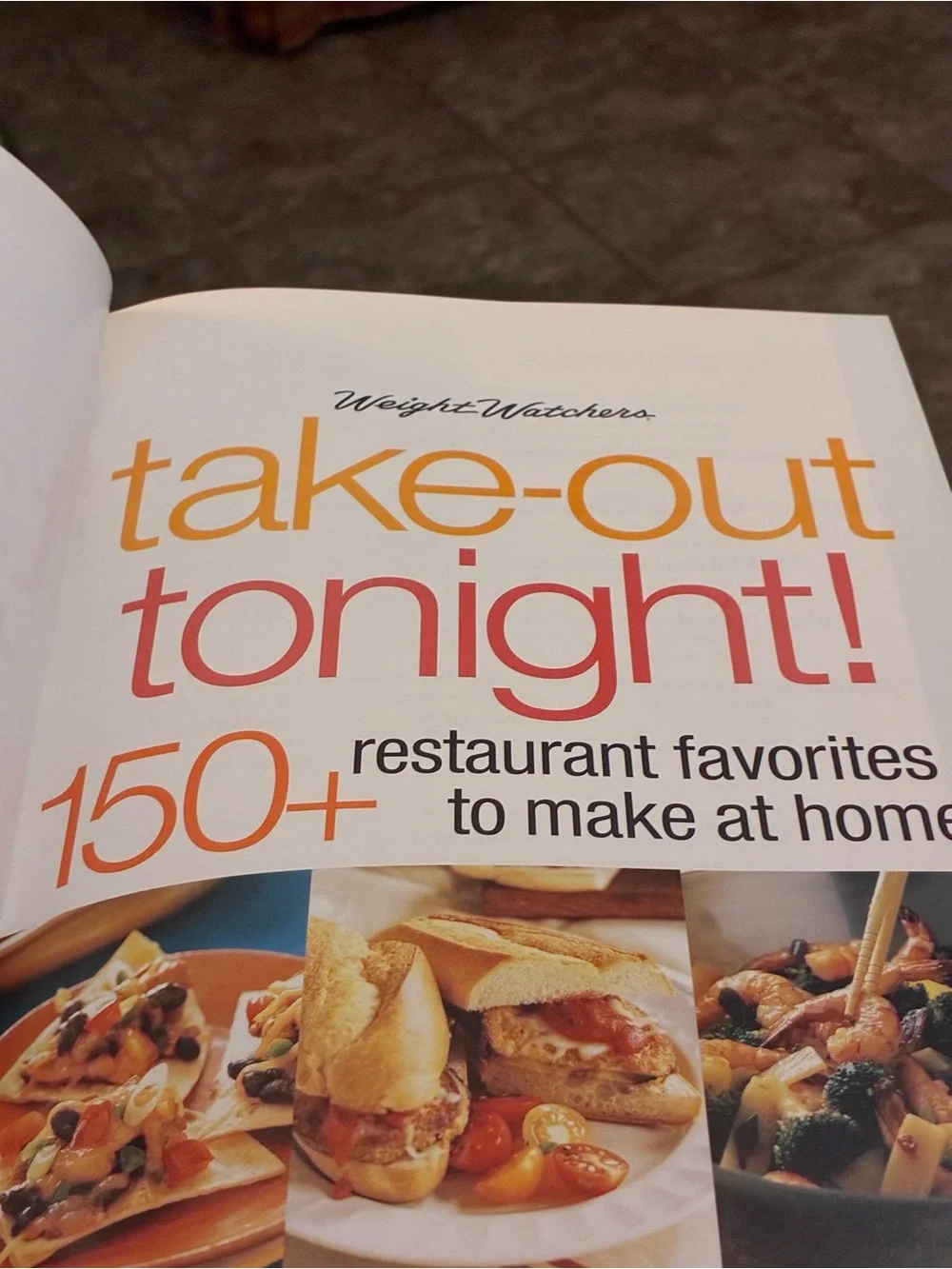 Weight Watchers Take-Out Tonight! Cookbook - 150 restaurant favorites
